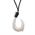 Wayfinders Hook Pendant Hand-Carved Yak Bone