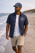 Signature Short Sleeve Button-Down Shirt